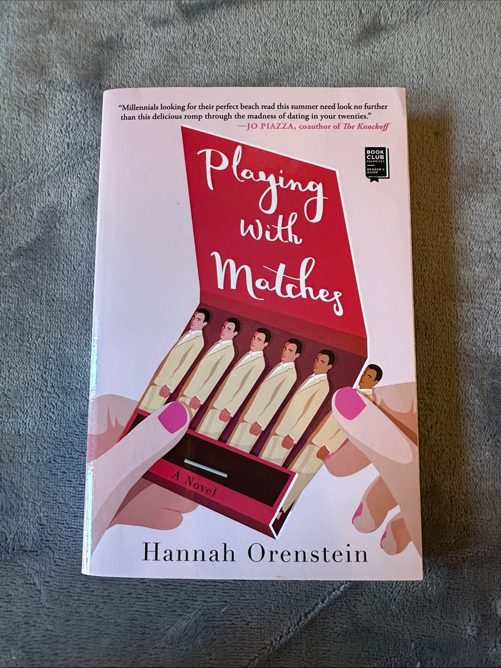 3/$10 Playing with Matches by Hannah Orenstein - Pink Paperback Novel